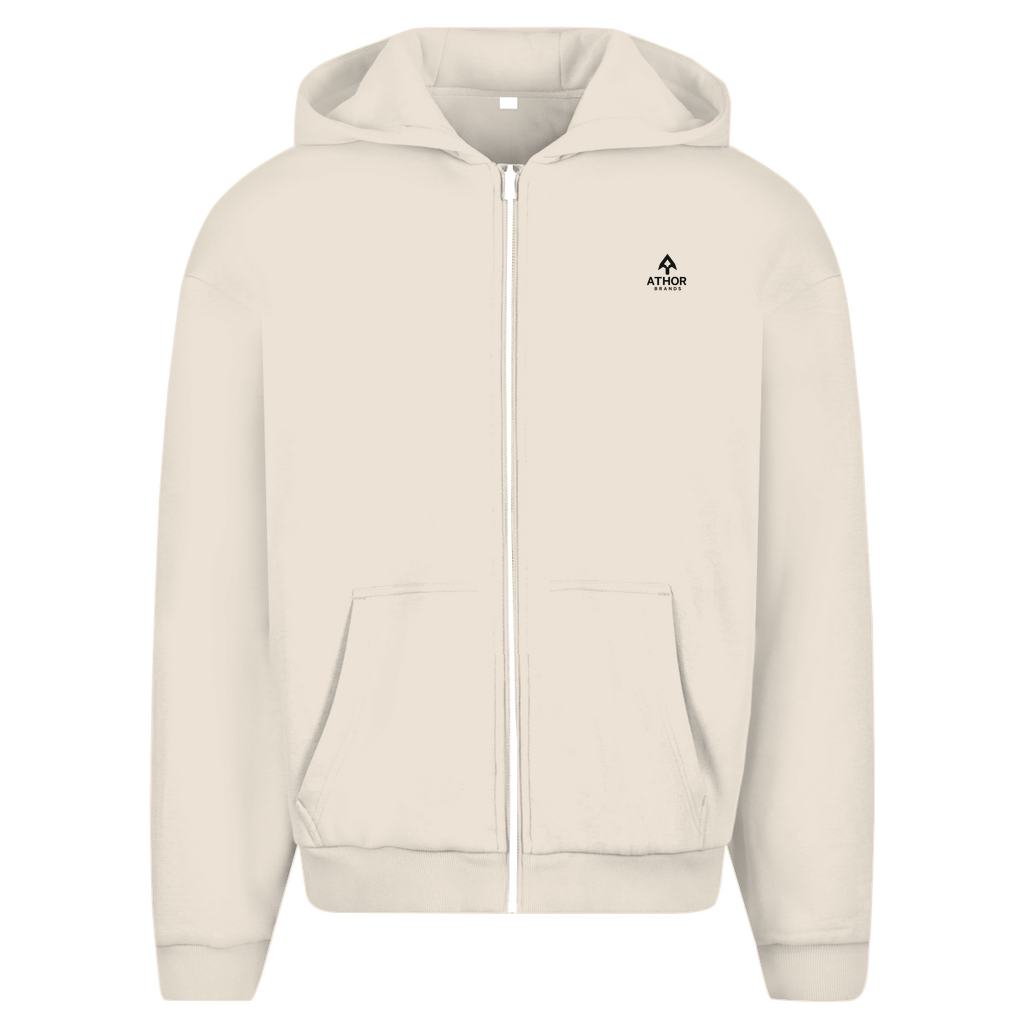 ATHOR-BRANDS Herren Oversize Zipper Hoodie | Streetwear Komfort & Style
