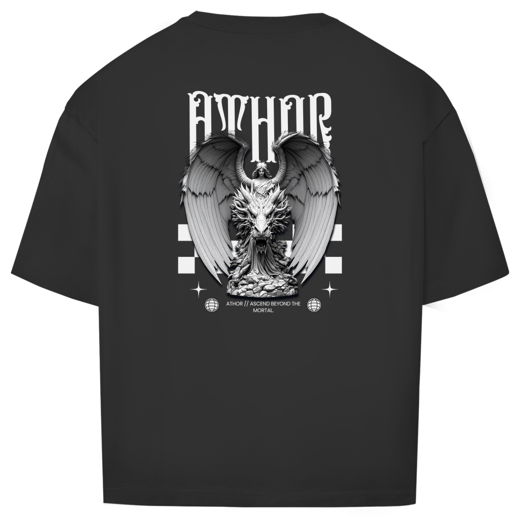 ATHOR-BRANDS Oversize T-Shirt – „Ascend Beyond The Mortal“ | Streetwear Essential