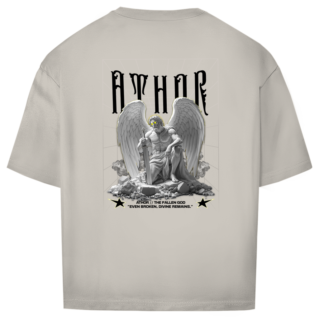ATHOR-BRANDS Oversize T-Shirt – „The Fallen God“ | Streetwear Essential