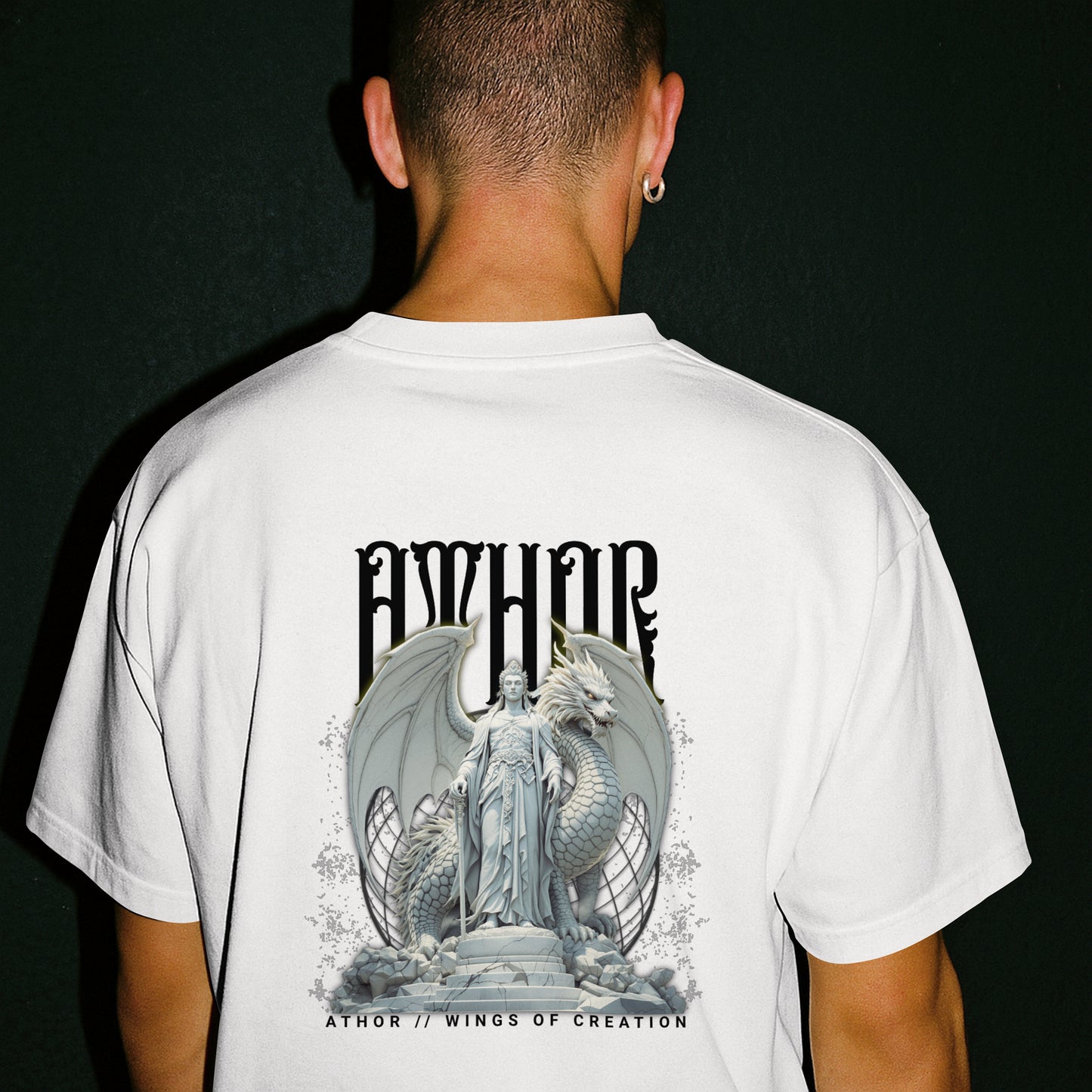 ATHOR-BRANDS Oversize T-Shirt – „Wings of Creation“ | Streetwear Essential