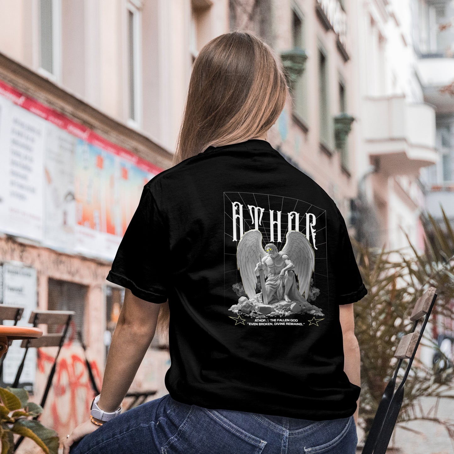 ATHOR-BRANDS Oversize T-Shirt – „The Fallen God“ | Streetwear Essential