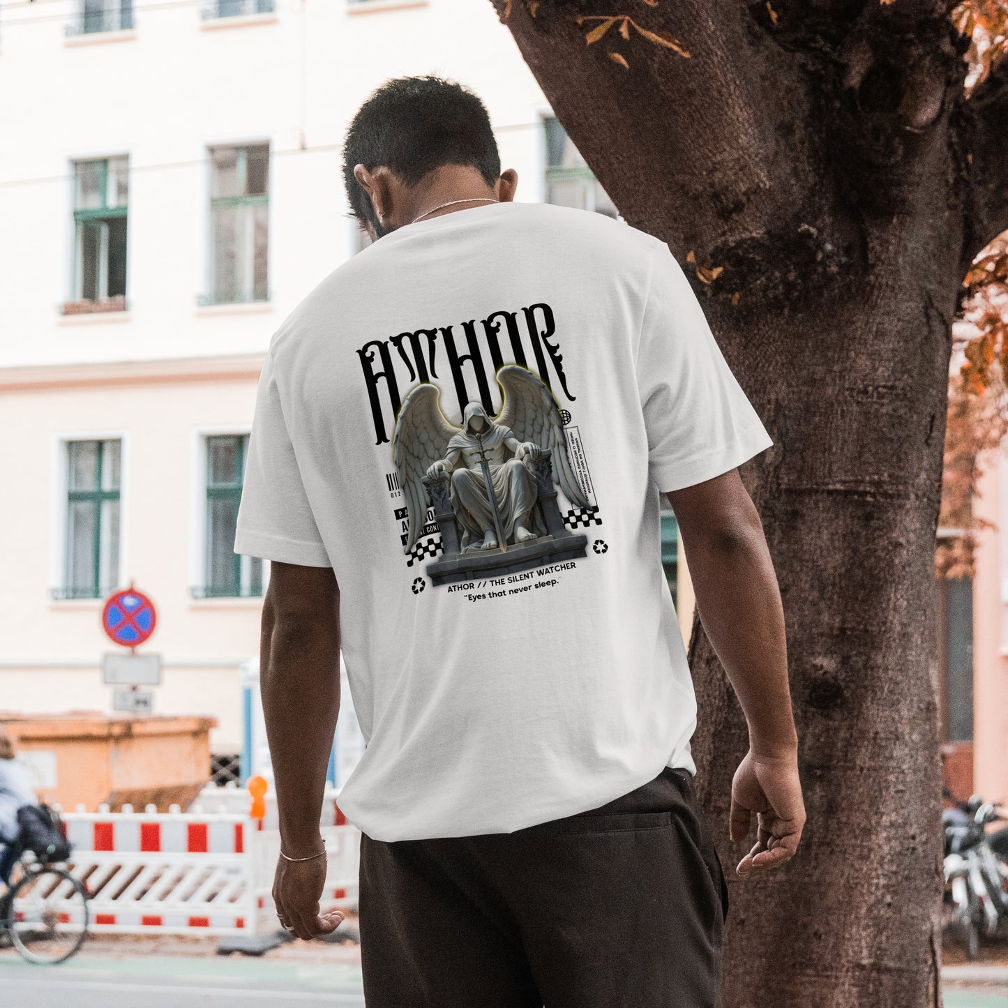 ATHOR-BRANDS Oversize T-Shirt – „The Silent Watcher“ | Streetwear Essential