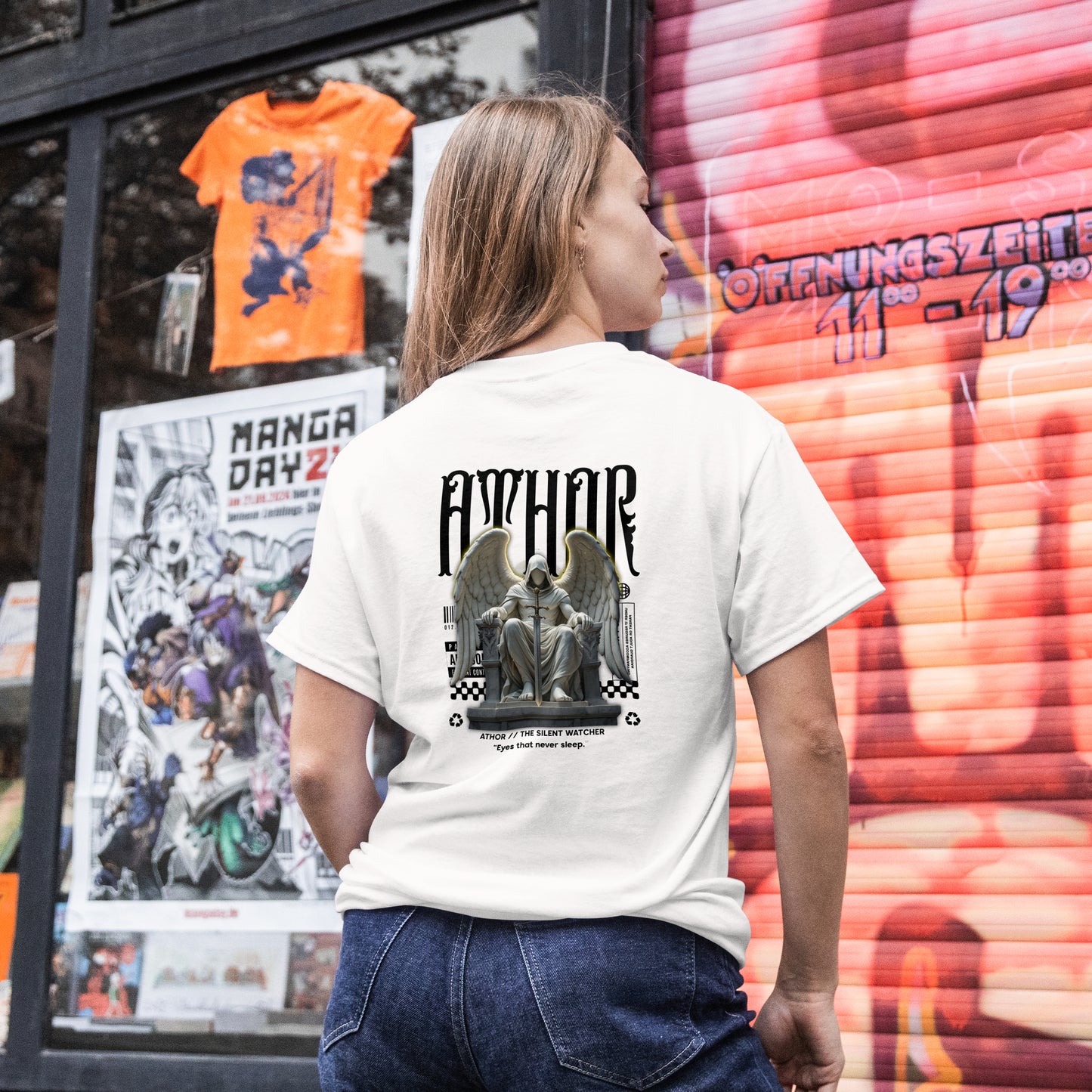 ATHOR-BRANDS Oversize T-Shirt – „The Silent Watcher“ | Streetwear Essential