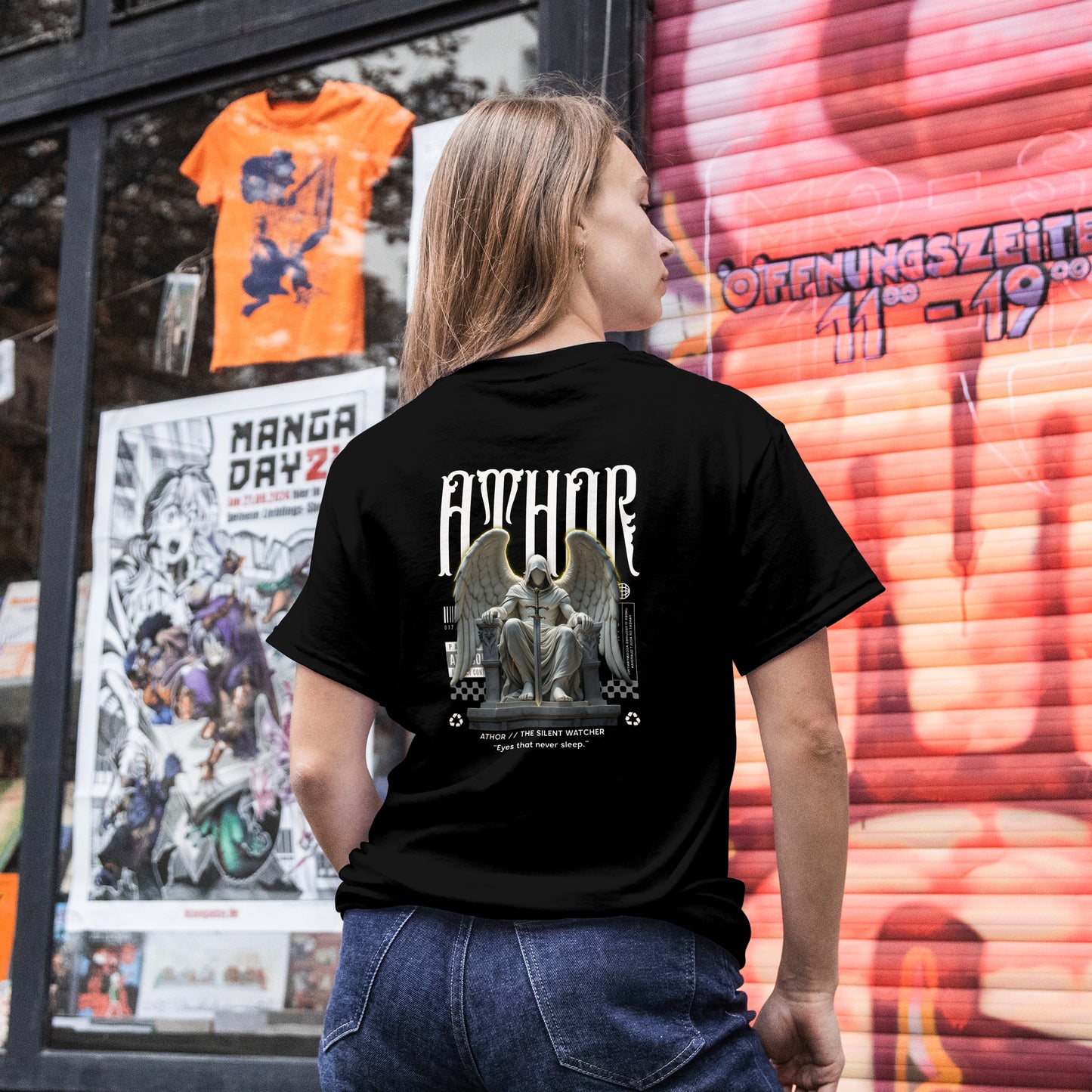 ATHOR-BRANDS Oversize T-Shirt – „The Silent Watcher“ | Streetwear Essential