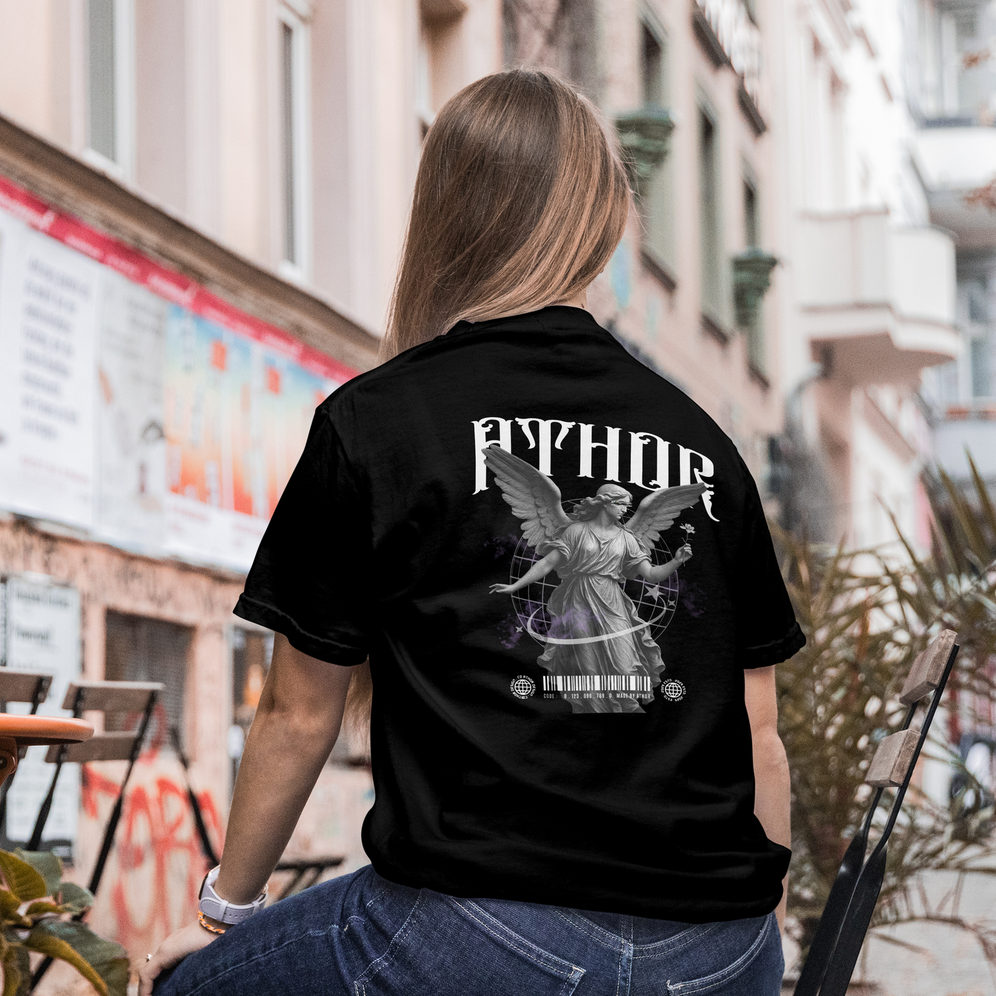 ATHOR-BRANDS Oversize T-Shirt „Guardian of Light“ | Streetwear Essential