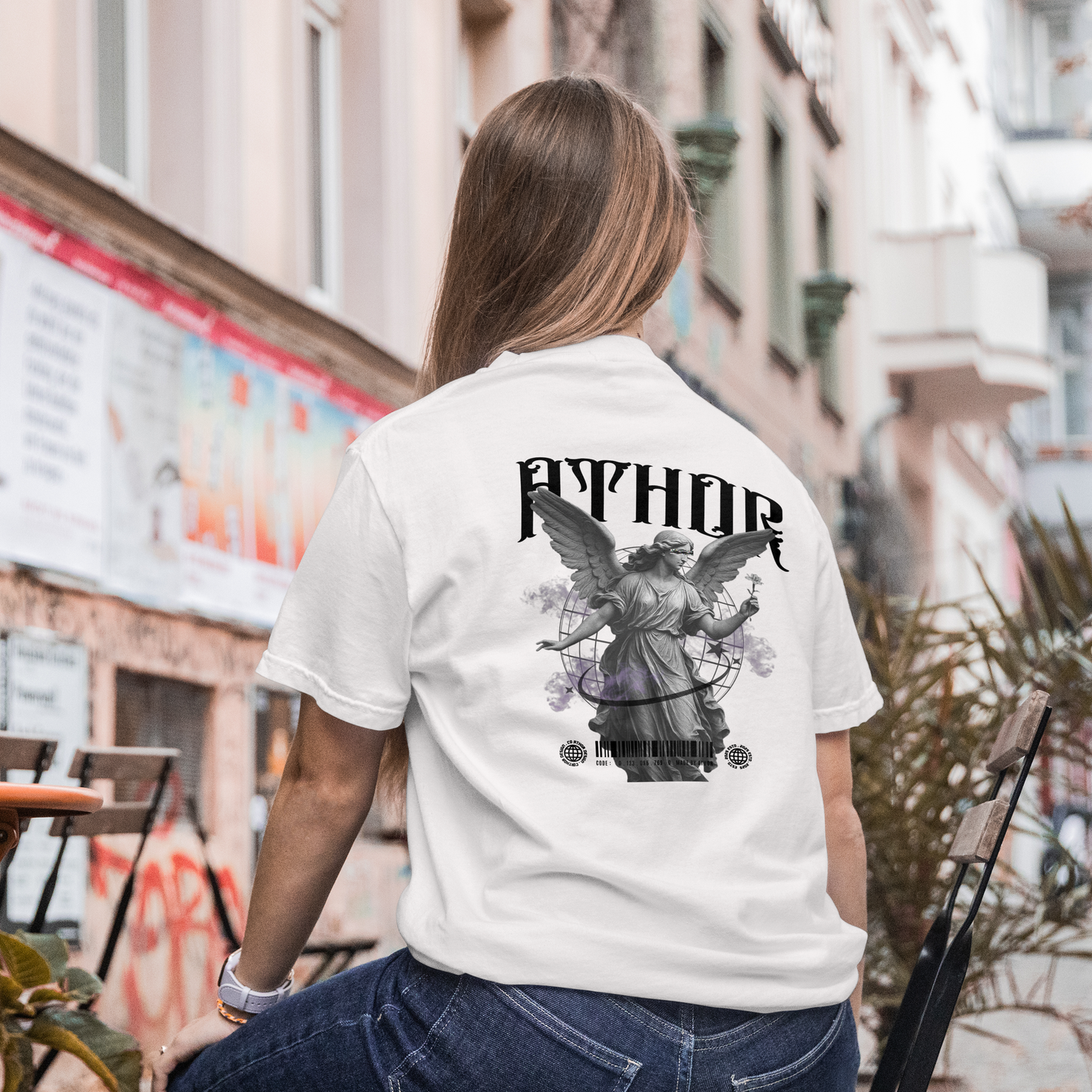 ATHOR-BRANDS Oversize T-Shirt „Guardian of Light“ | Streetwear Essential