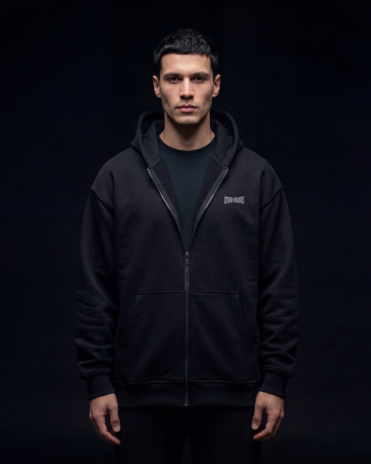 ESSENTIAL ZIP HOODIE - ATHOR