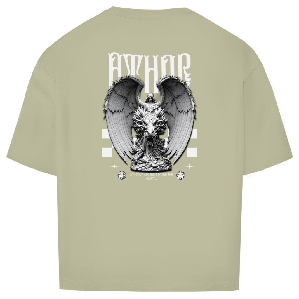 ATHOR-BRANDS Oversize T-Shirt – „Ascend Beyond The Mortal“ | Streetwear Essential