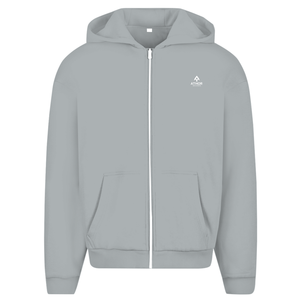 ATHOR-BRANDS Oversize Zipper Hoodie (Backprint Edition) – „Symbols of Rebirth“