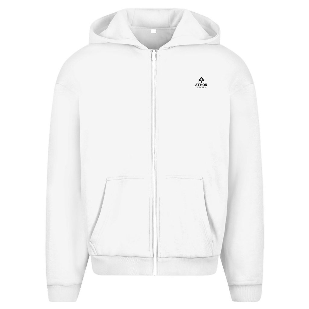 ATHOR-BRANDS Herren Oversize Zipper Hoodie | Streetwear Komfort & Style