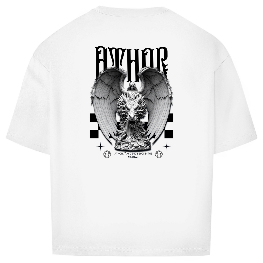 ATHOR-BRANDS Oversize T-Shirt – „Ascend Beyond The Mortal“ | Streetwear Essential