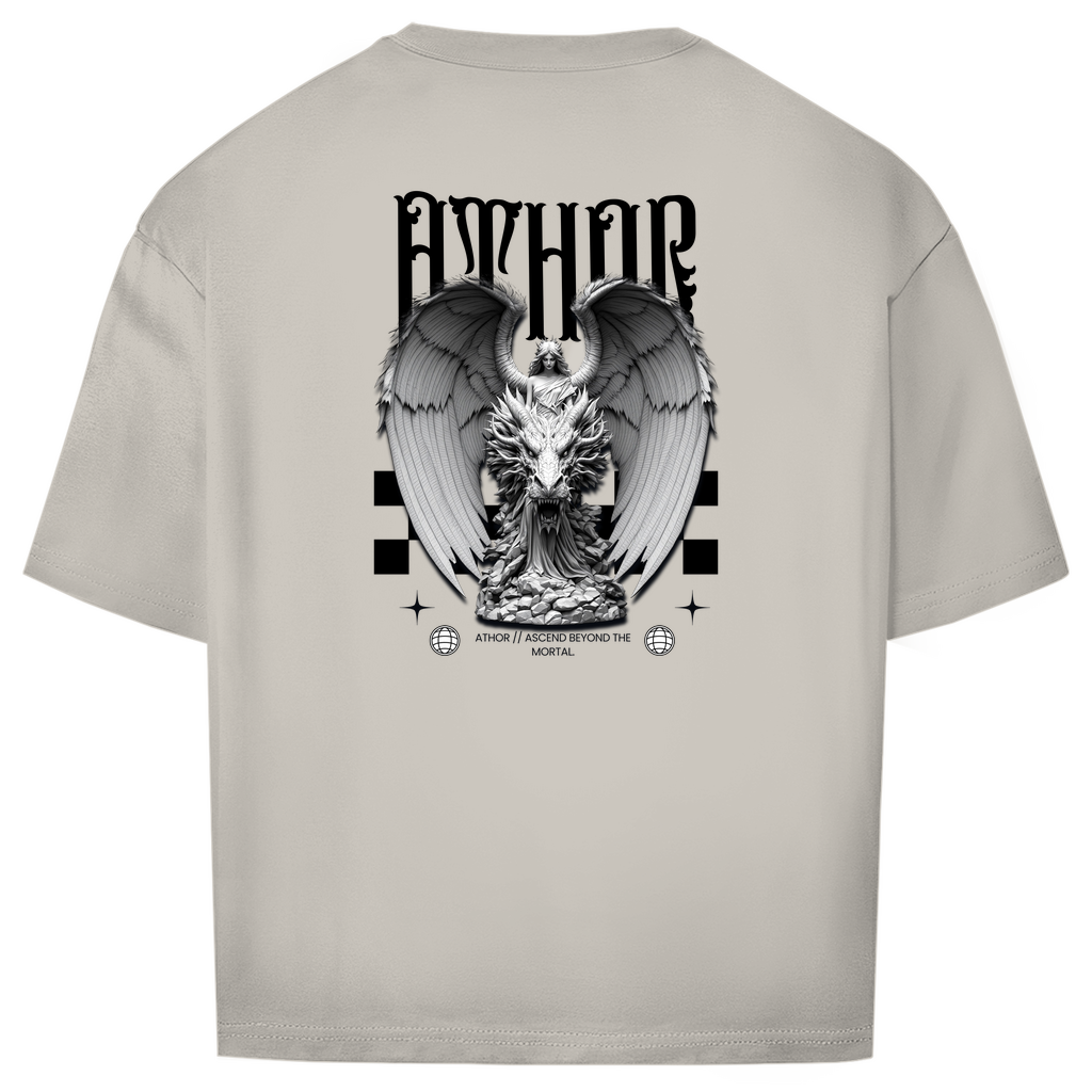 ATHOR-BRANDS Oversize T-Shirt – „Ascend Beyond The Mortal“ | Streetwear Essential
