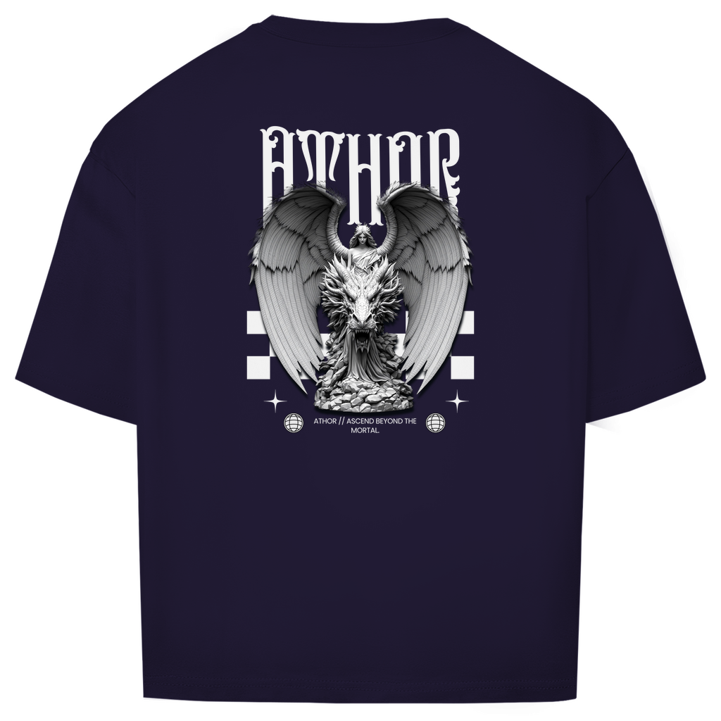 ATHOR-BRANDS Oversize T-Shirt – „Ascend Beyond The Mortal“ | Streetwear Essential