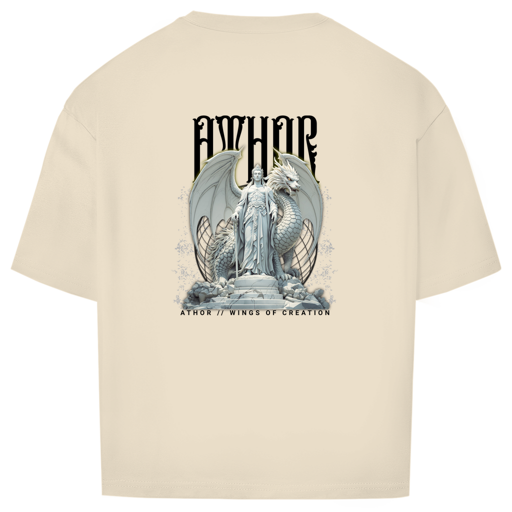 ATHOR-BRANDS Oversize T-Shirt – „Wings of Creation“ | Streetwear Essential